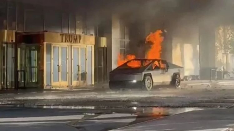 Controlled Media Largely Mum on Explosion of Tesla Truck in front of Trump Building