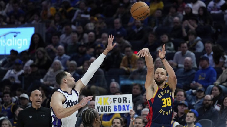 Stephen Curry Hits 4,000th Career Three-Pointer in Warriors' Victory Against Kings