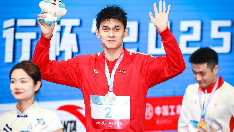 Sun Yang Secures Silver Medal at National Spring Swimming Championships