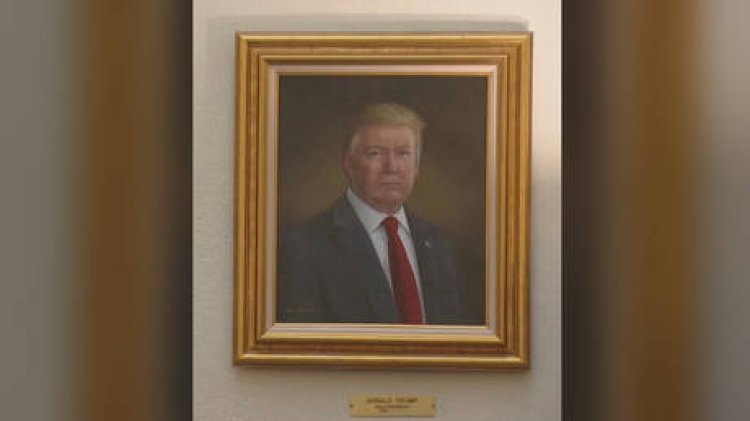 Trump insists his portrait be removed