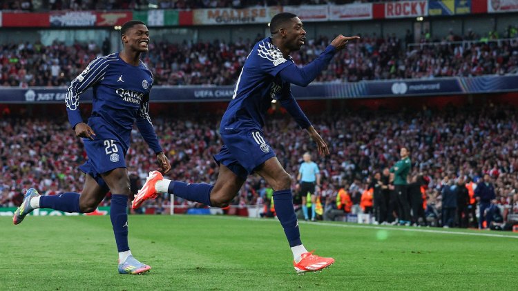 Dembele Secures Victory for PSG Over Arsenal in Champions League Semifinal
