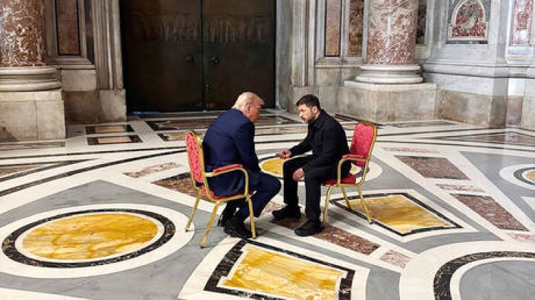 Zelensky entreated Trump at the Vatican, reports The Economist