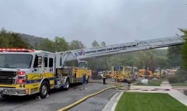 Aircraft Collides with Residences in California