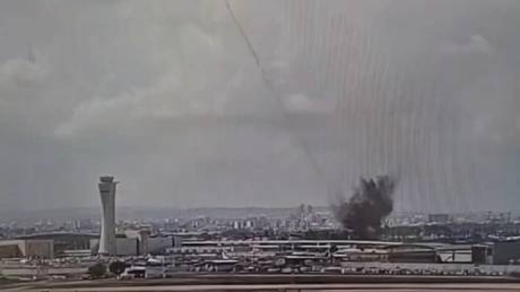 Israel threatens reprisal following Houthi attack on airport: Live Updates
