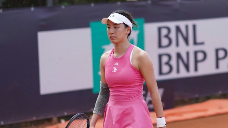 Kamilla Rakhimova defeats Wang Xinyu in Italian Open's first round